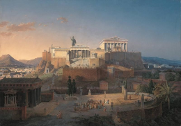 La Acrópolis de Atenas según Leo von Klenze